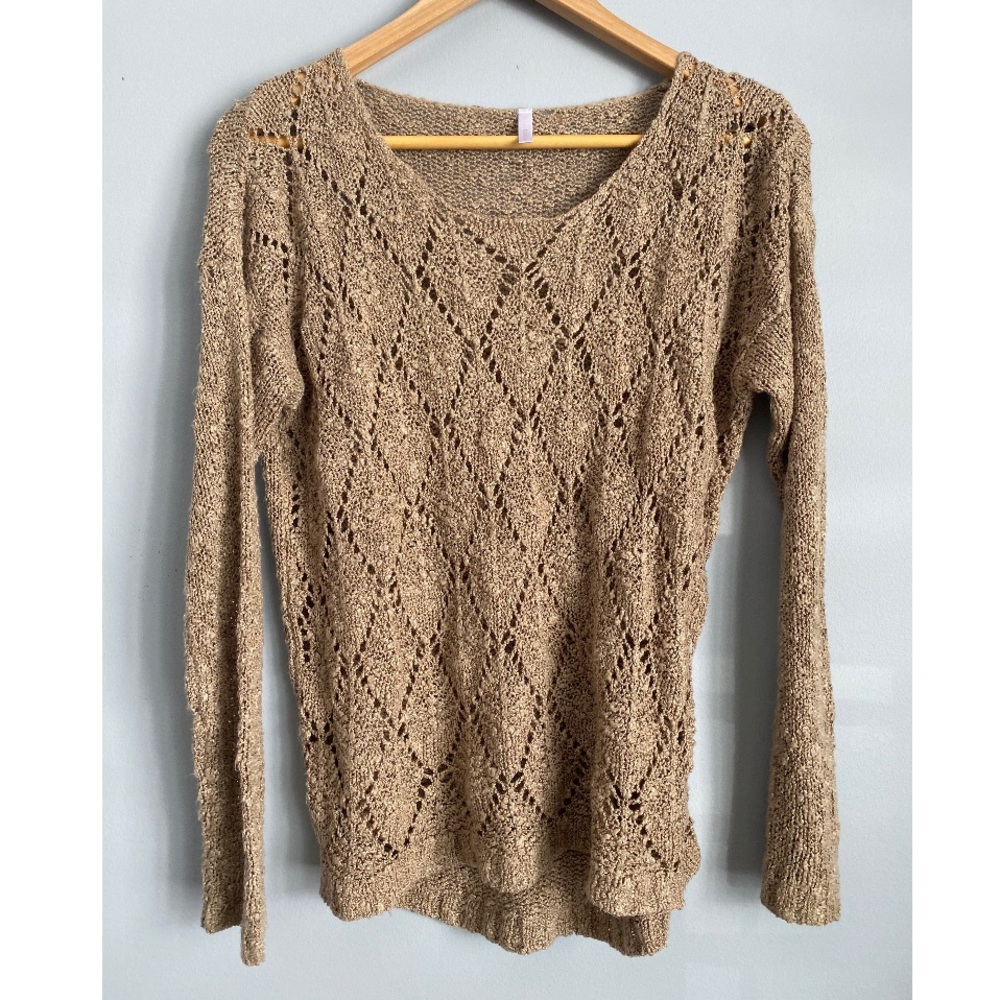 Tan Long Sleeve PinkBlush Maternity